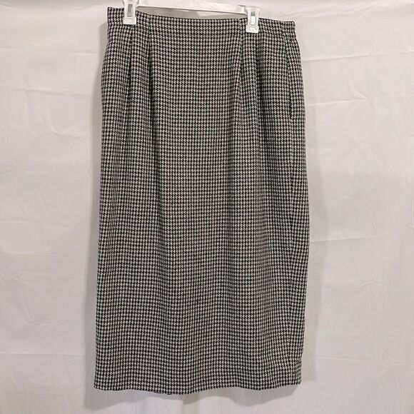 Gianni sport Houndstooth pencil skirt with pockets - Picture 1 of 5